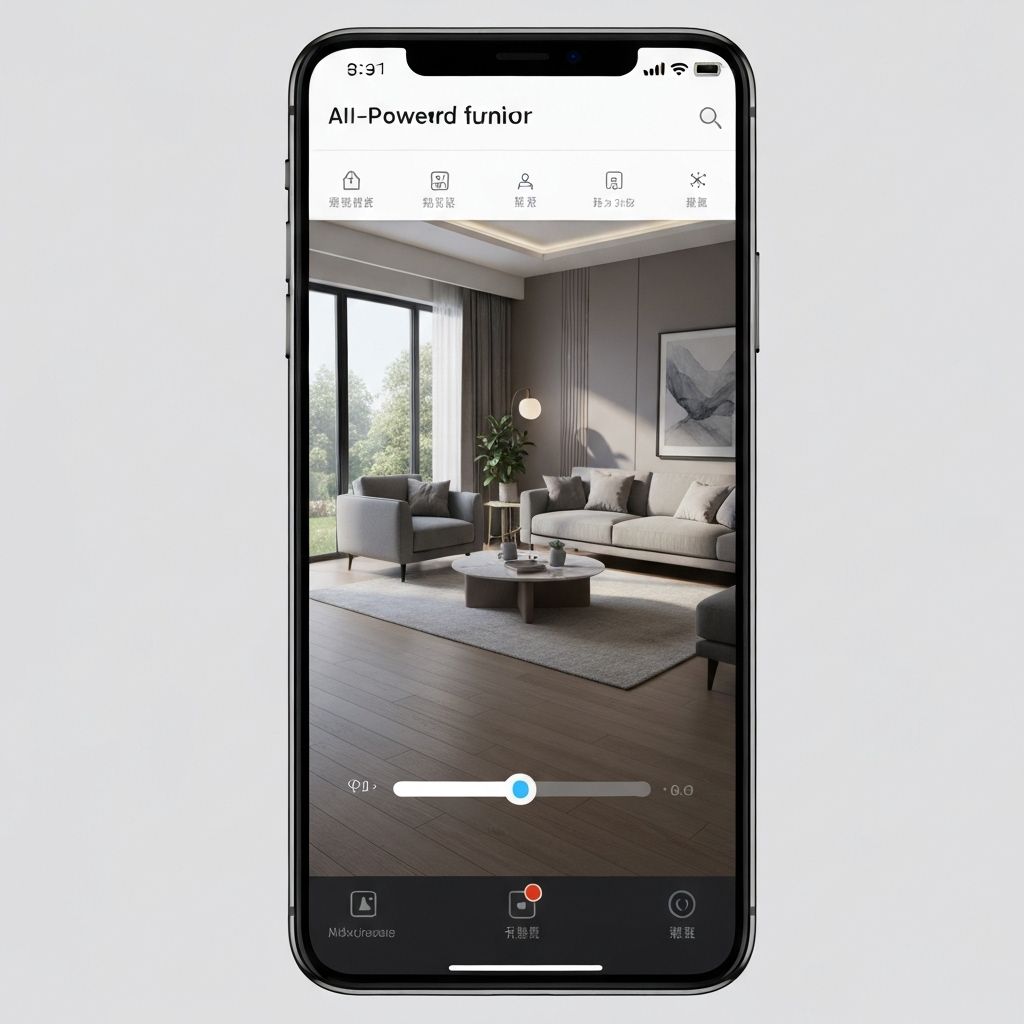 RoomFit AI furniture visualization interface